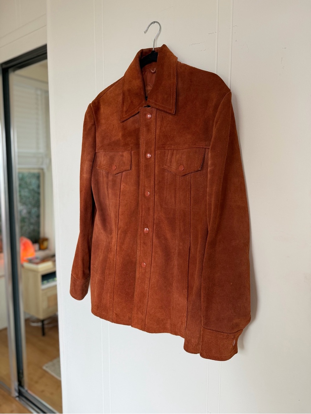VINTAGE Suede Jacket - Rust - Picture 3 of 9